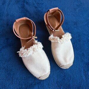 See by Chloe Glyn Leather And Canvas Sandals